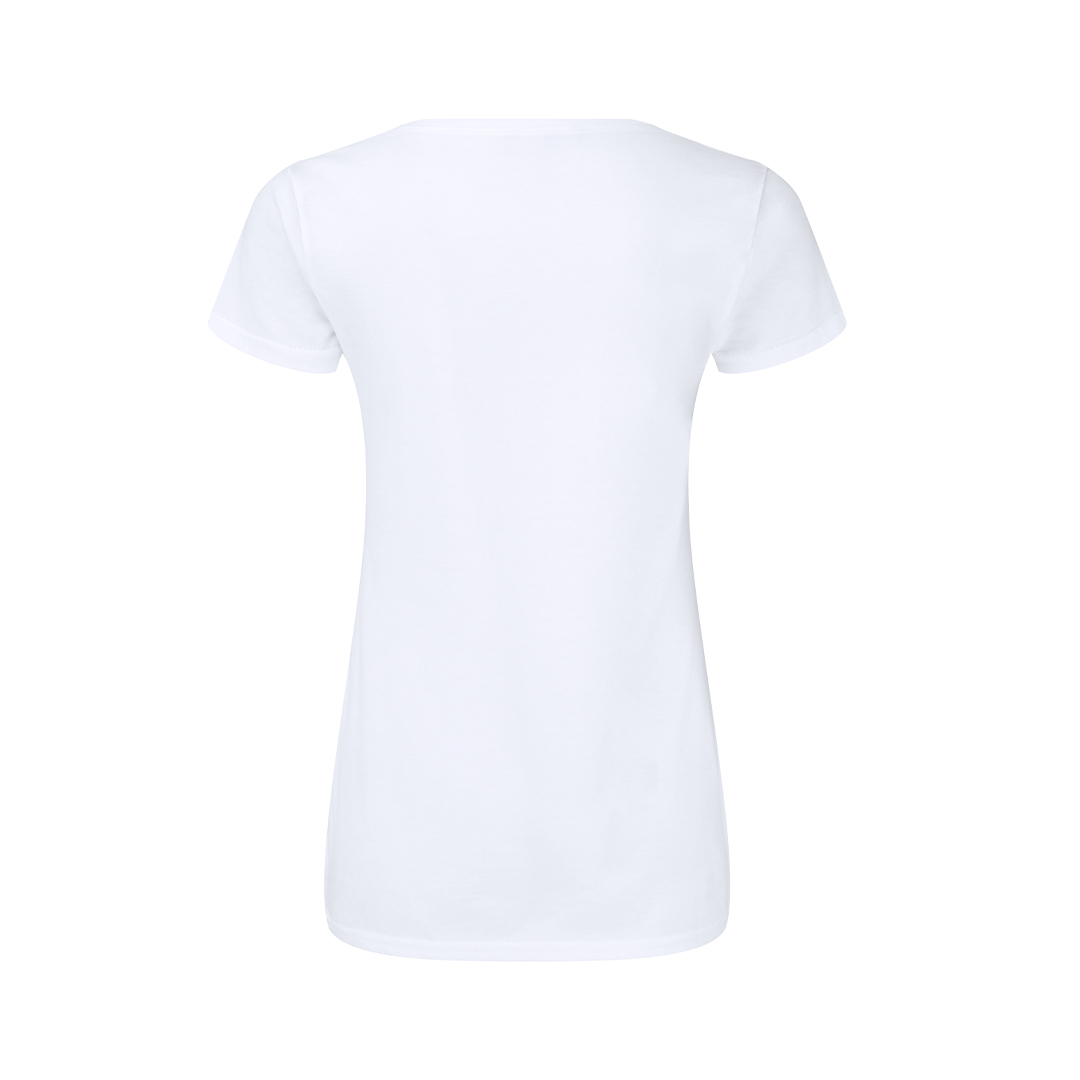Camiseta Mujer Blanca Iconic V-Neck - Imagen 3