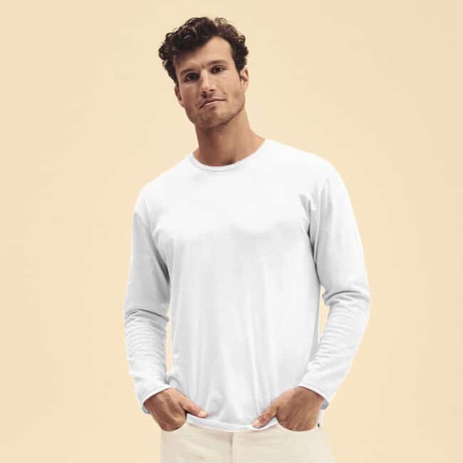 Camiseta Adulto Blanca Iconic Long Sleeve T