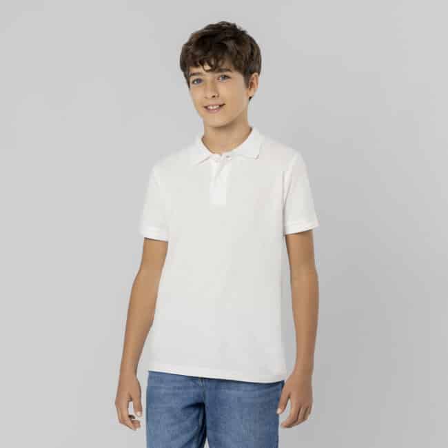 Polo Niño Blanco Charles