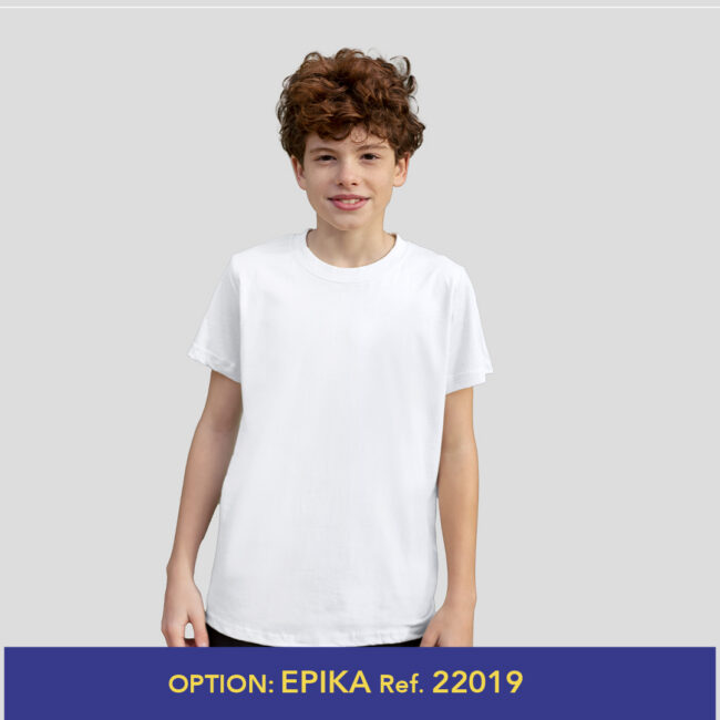Camiseta Niño Blanca "keya" YC150