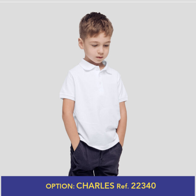 Polo Niño Blanco "keya" YPS180