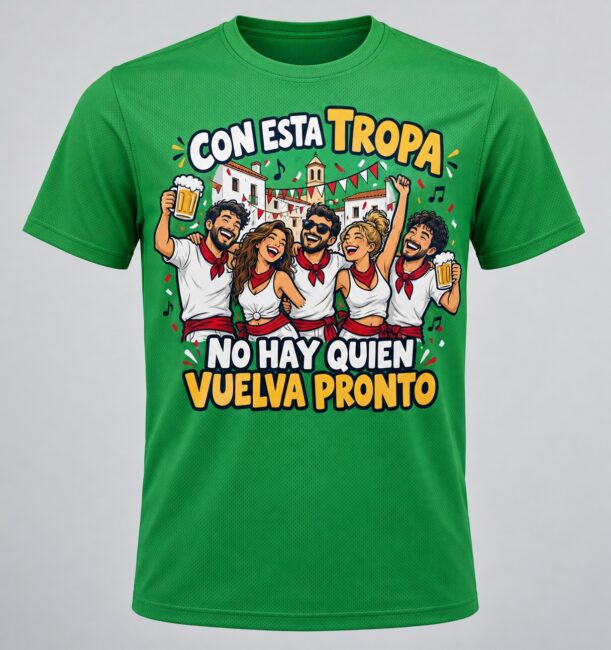 Camiseta deportiva Camimera personalizada. Imágenes de catálogo con ejemplos de personalización; el color y el diseño finales serán los elegidos.